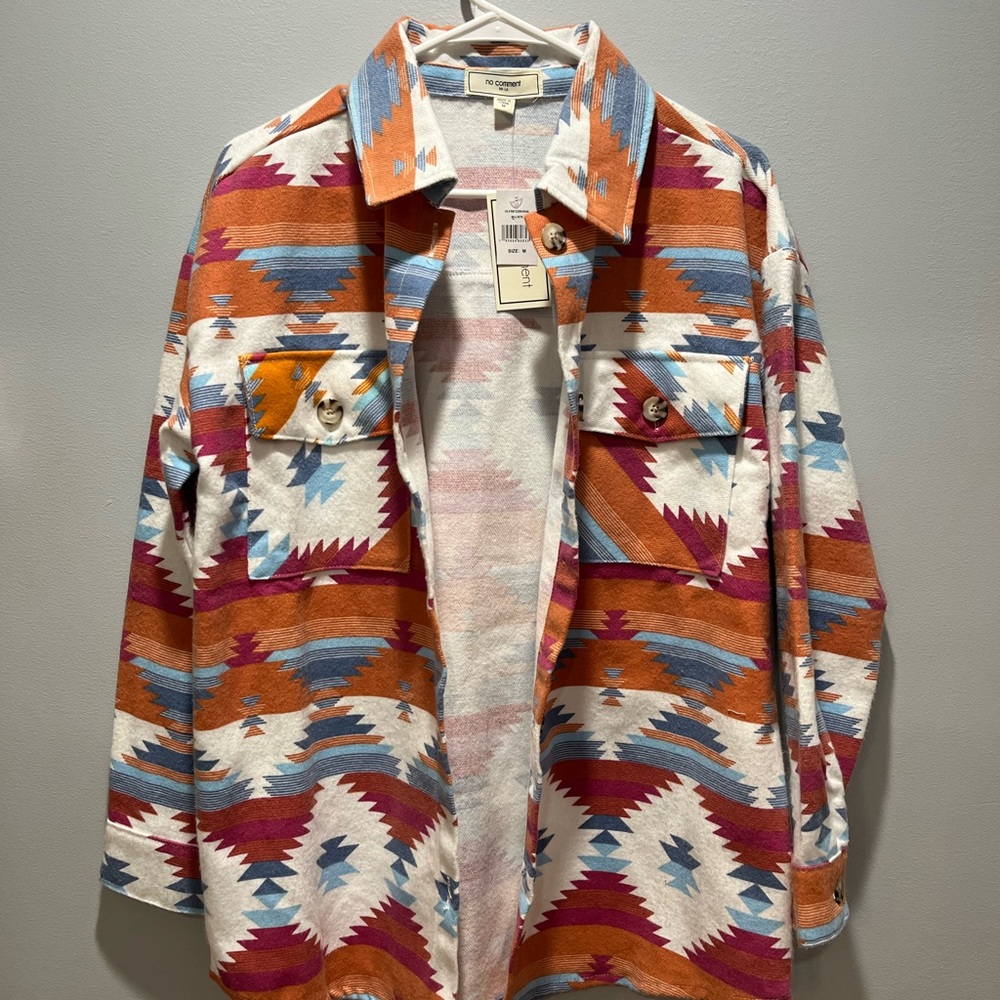 Women's Tribal Jacket, No Comment Brand. Brand New‎ Perfect for Fall